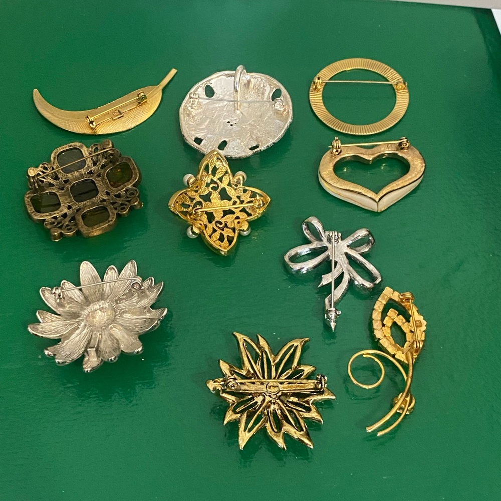 Brooch/pin lot. - Picture 4 of 4